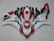 2008-2011 White Red Honda CBR1000RR Motorcylce Fairings UK Factory 2008-2011 White Red Honda CBR1000RR Motorcylce Fairings UK Factory