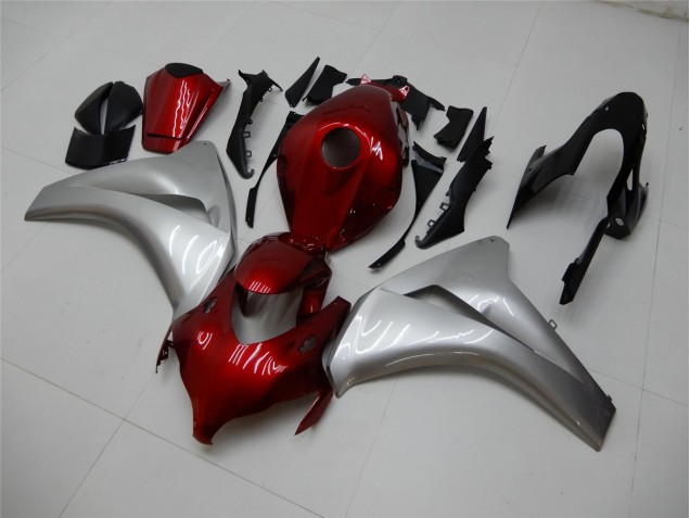 2008-2011 Red Silver Honda CBR1000RR Motorbike Fairings UK Factory