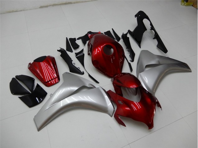2008-2011 Red Silver Honda CBR1000RR Motorbike Fairings UK Factory