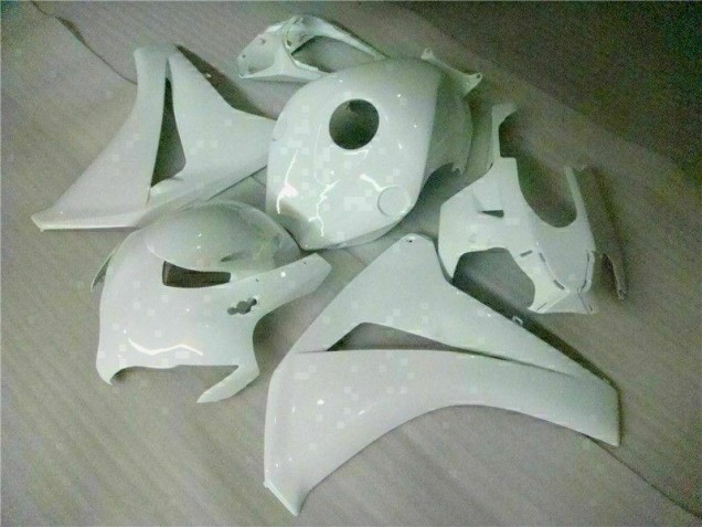 2008-2011 White Honda CBR1000RR Motorcycle Fairing Kit UK Factory
