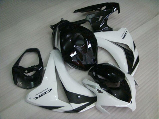 2008-2011 Black White Honda CBR1000RR Motorcycle Fairings UK Factory