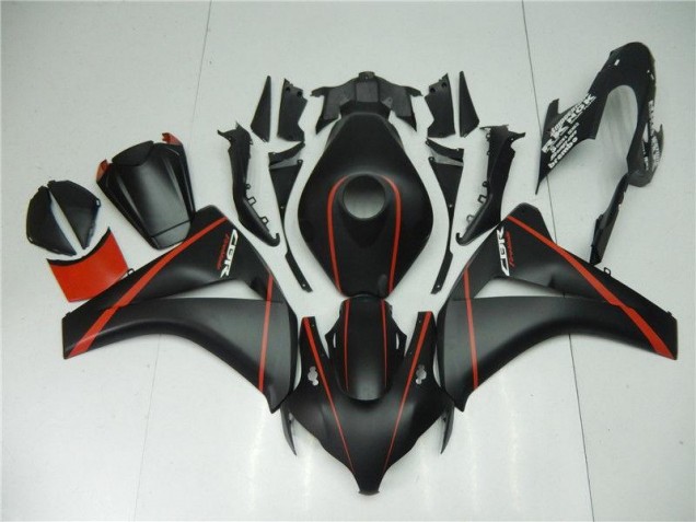 2008-2011 Matte Black Red Honda CBR1000RR Motorcycle Fairing UK Factory 2008-2011 Matte Black Red Honda CBR1000RR Motorcycle Fairing UK Factory