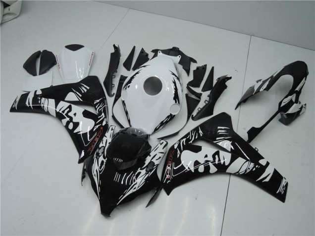 2008-2011 Black White Honda CBR1000RR Motorbike Fairing UK Factory 2008-2011 Black White Honda CBR1000RR Motorbike Fairing UK Factory