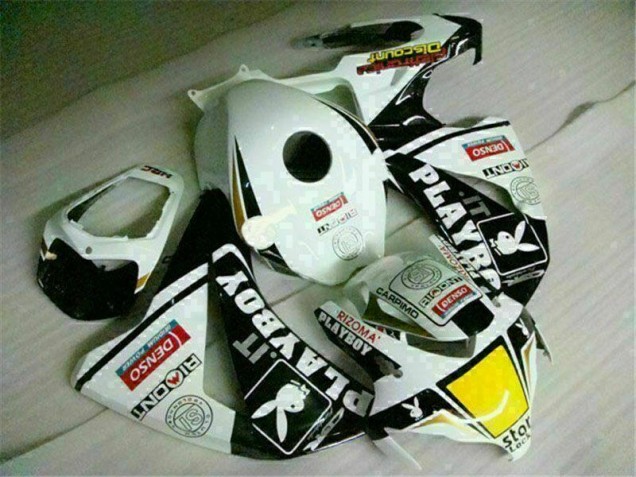 2008-2011 White Black Playboy Honda CBR1000RR Motorbike Fairing UK Factory 2008-2011 White Black Playboy Honda CBR1000RR Motorbike Fairing UK Factory