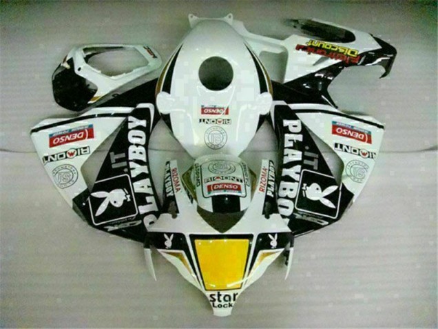 2008-2011 White Black Playboy Honda CBR1000RR Motorbike Fairing UK Factory 2008-2011 White Black Playboy Honda CBR1000RR Motorbike Fairing UK Factory
