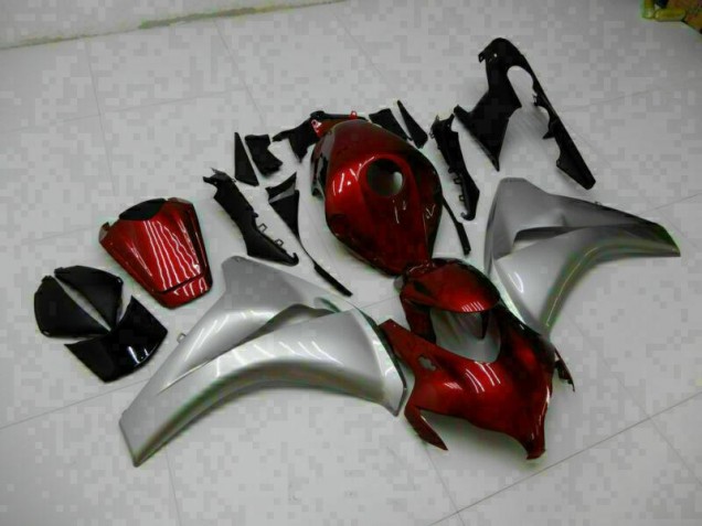 2008-2011 Red Silver Honda CBR1000RR Replacement Motorcycle Fairings UK Factory 2008-2011 Red Silver Honda CBR1000RR Replacement Motorcycle Fairings UK Factory
