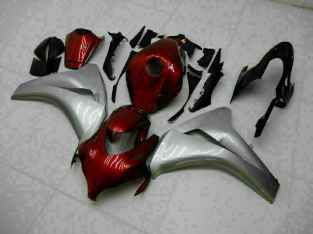 2008-2011 Red Silver Honda CBR1000RR Replacement Motorcycle Fairings UK Factory 2008-2011 Red Silver Honda CBR1000RR Replacement Motorcycle Fairings UK Factory