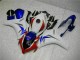 2008-2011 White Blue Honda CBR1000RR Motorcycle Fairing Kits UK Factory