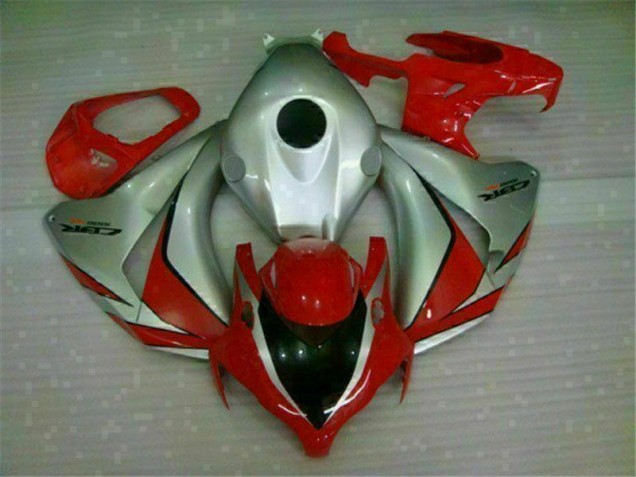 2008-2011 Red Silver Honda CBR1000RR Motorbike Fairing UK Factory 2008-2011 Red Silver Honda CBR1000RR Motorbike Fairing UK Factory