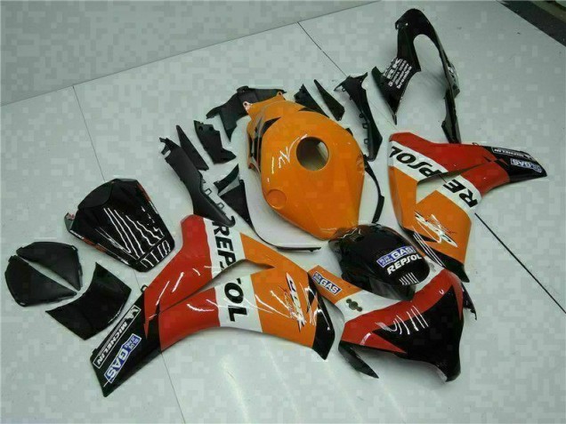 2008-2011 Orange Repsol Honda CBR1000RR Bike Fairing Kit UK Factory 2008-2011 Orange Repsol Honda CBR1000RR Bike Fairing Kit UK Factory