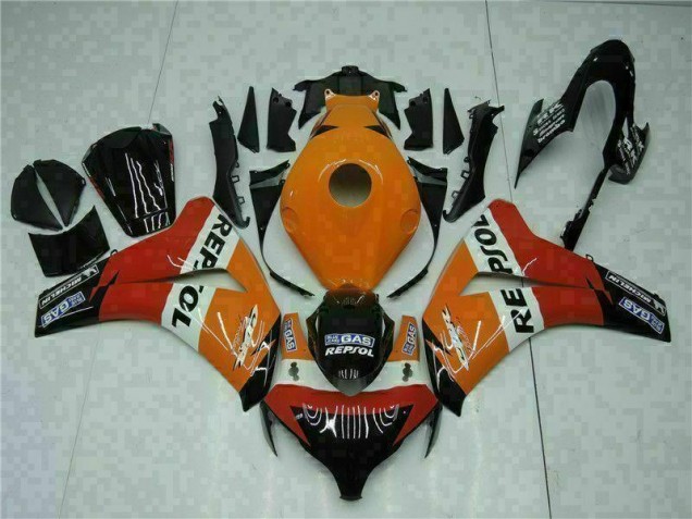 2008-2011 Orange Repsol Honda CBR1000RR Bike Fairing Kit UK Factory 2008-2011 Orange Repsol Honda CBR1000RR Bike Fairing Kit UK Factory