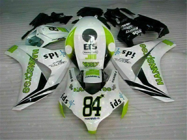 2008-2011 White Green Hannspree 84 Honda CBR1000RR Motorcycle Bodywork UK Factory