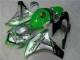 2008-2011 Green Silver Honda CBR1000RR Moto Fairings UK Factory