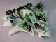 2008-2011 Green White Honda CBR1000RR Motorcycle Fairings Kit UK Factory