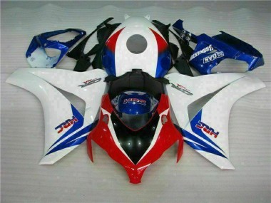 2008-2011 White Blue Honda CBR1000RR Bike Fairing & Plastics UK Factory