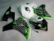 2008-2011 Green White Honda CBR1000RR Motor Bike Fairings UK Factory