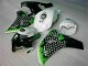 2008-2011 Green White Honda CBR1000RR Motor Bike Fairings UK Factory