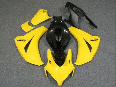 2008-2011 Yellow Black Honda CBR1000RR Motorcycle Fairing Kits UK Factory