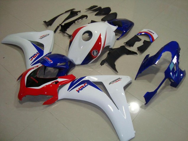 2008-2011 White Blue Red HRC Honda CBR1000RR Motorcycle Fairings Kit UK Factory 2008-2011 White Blue Red HRC Honda CBR1000RR Motorcycle Fairings Kit UK Factory