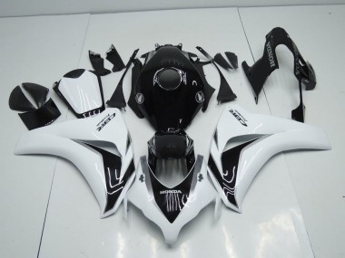 2008-2011 White and Black Grey Honda CBR1000RR Motorbike Fairing UK Factory