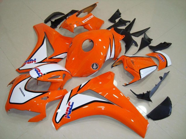 2008-2011 Sunset Orange HRC Honda CBR1000RR Motorcycle Fairings Kit UK Factory 2008-2011 Sunset Orange HRC Honda CBR1000RR Motorcycle Fairings Kit UK Factory