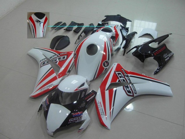 2008-2011 White Red Rsd Honda CBR1000RR Motorcycle Fairing Kit UK Factory 2008-2011 White Red Rsd Honda CBR1000RR Motorcycle Fairing Kit UK Factory