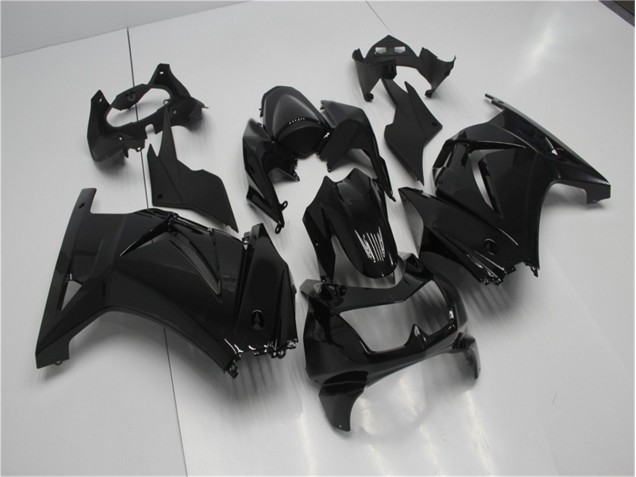 2008-2012 Glossy Black Kawasaki EX250 Motorcycle Fairing Kits UK Factory 2008-2012 Glossy Black Kawasaki EX250 Motorcycle Fairing Kits UK Factory