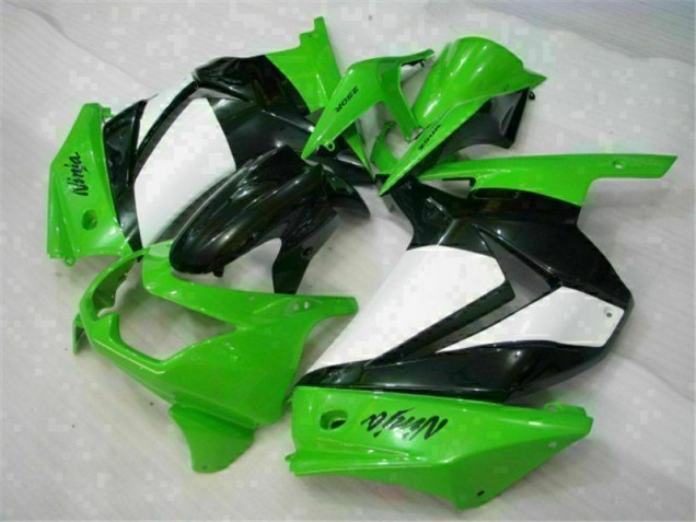 2008-2012 Green Black Ninja Kawasaki EX250 Moto Fairings UK Factory 2008-2012 Green Black Ninja Kawasaki EX250 Moto Fairings UK Factory