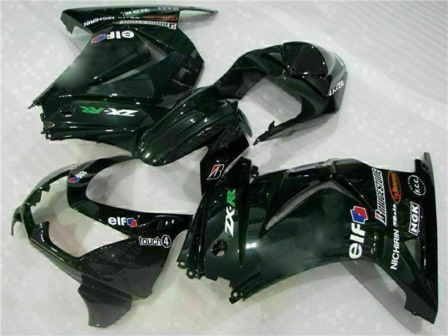 2008-2012 Black Kawasaki EX250 Bike Fairings UK Factory 2008-2012 Black Kawasaki EX250 Bike Fairings UK Factory