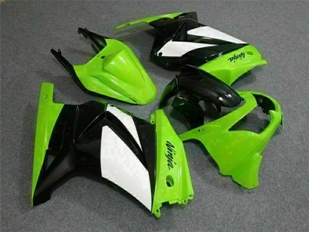 2008-2012 Green Black Ninja Kawasaki EX250 Replacement Motorcycle Fairings UK Factory