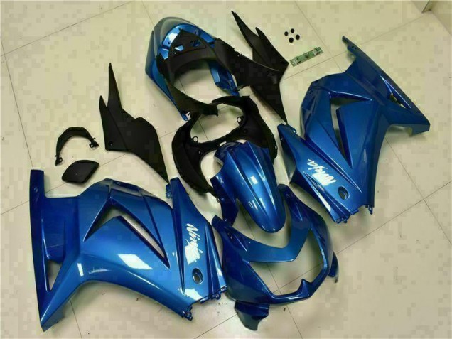 2008-2012 Blue Black White Ninja Kawasaki EX250 Moto Fairings UK Factory 2008-2012 Blue Black White Ninja Kawasaki EX250 Moto Fairings UK Factory