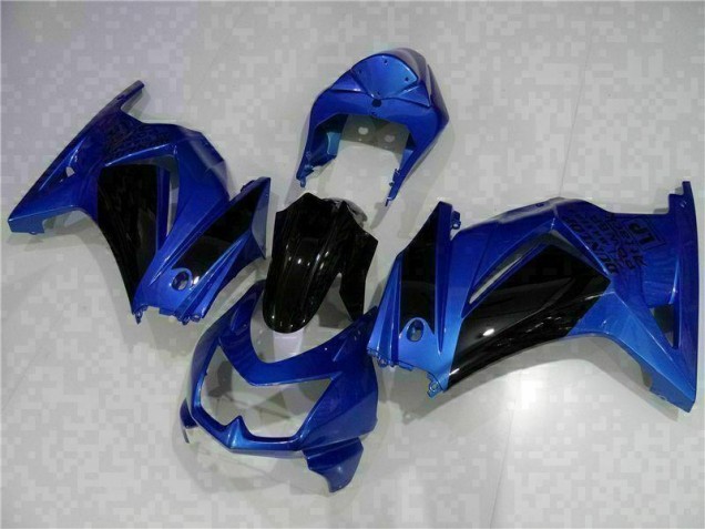 2008-2012 Blue Black Kawasaki EX250 Replacement Fairings UK Factory