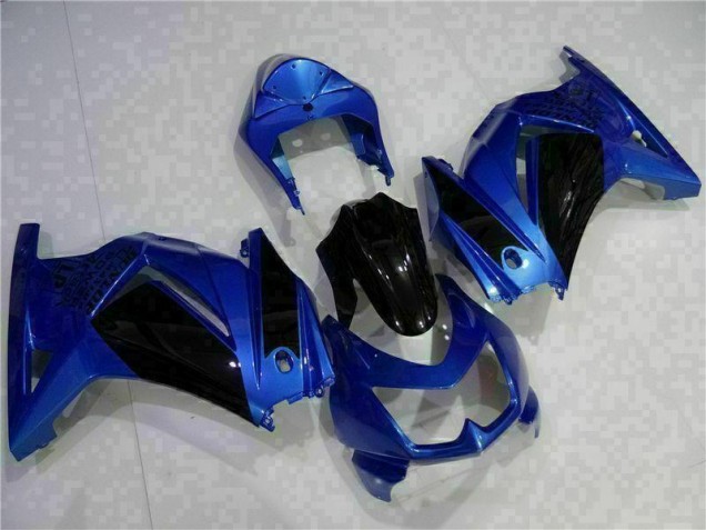2008-2012 Blue Black Kawasaki EX250 Replacement Fairings UK Factory