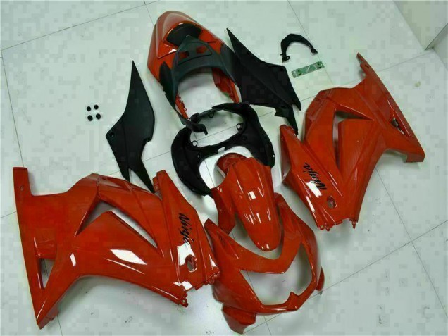 2008-2012 Red Black Ninja Kawasaki EX250 Motor Fairings UK Factory 2008-2012 Red Black Ninja Kawasaki EX250 Motor Fairings UK Factory