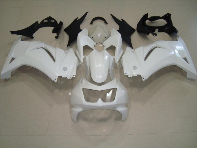 2008-2012 White Kawasaki ZX250R Moto Fairings UK Factory 2008-2012 White Kawasaki ZX250R Moto Fairings UK Factory