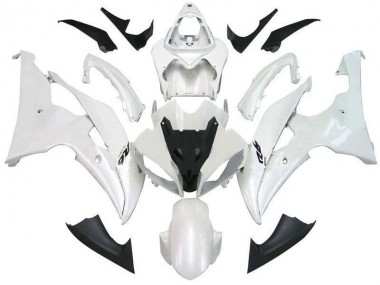 2008-2016 Pearl White R6 Yamaha YZF R6 Motor Bike Fairings UK Factory
