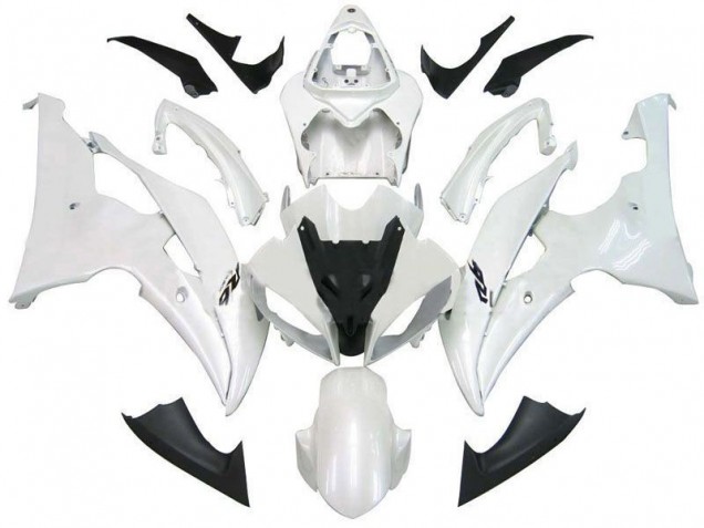 2008-2016 Pearl White R6 Yamaha YZF R6 Motor Bike Fairings UK Factory