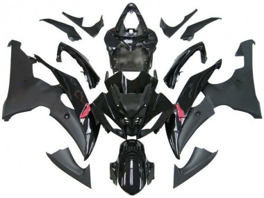 2008-2016 Contrast Black R6 Yamaha YZF R6 Bike Fairing Kit UK Factory