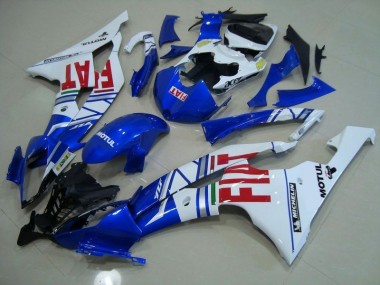 2008-2016 Blue White Red Fiat Yamaha YZF R6 Moto Fairings UK Factory