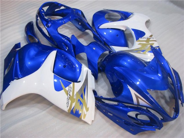 2008-2019 Blue White Suzuki GSXR 1300 Hayabusa Motorcyle Fairings UK Factory