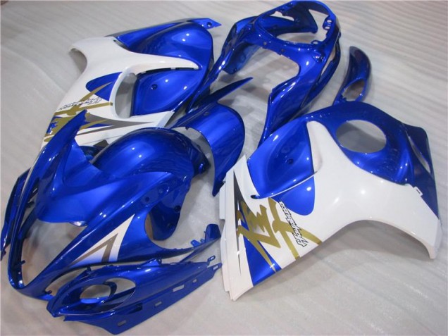 2008-2019 Blue White Suzuki GSXR 1300 Hayabusa Motorcyle Fairings UK Factory