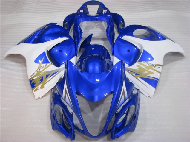 2008-2019 Blue White Suzuki GSXR 1300 Hayabusa Motorcyle Fairings UK Factory