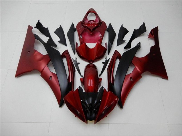 2008-2016 Red Black Yamaha YZF R6 Bike Fairing Kit UK Factory 2008-2016 Red Black Yamaha YZF R6 Bike Fairing Kit UK Factory