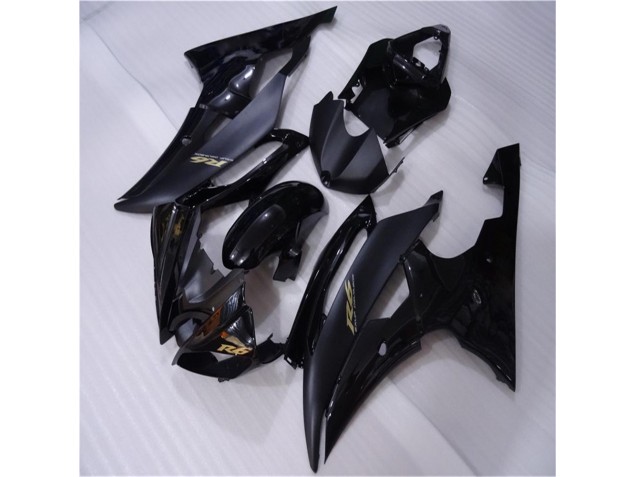 2008-2016 Glossy Matte Black Yamaha YZF R6 Motorcycle Fairings Kits UK Factory 2008-2016 Glossy Matte Black Yamaha YZF R6 Motorcycle Fairings Kits UK Factory
