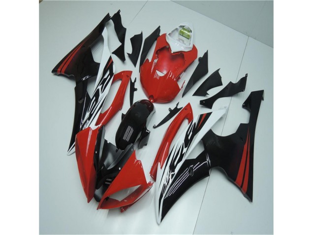2008-2016 Red White Yamaha YZF R6 Motorcyle Fairings UK Factory 2008-2016 Red White Yamaha YZF R6 Motorcyle Fairings UK Factory