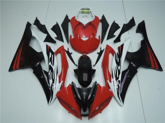 2008-2016 Red White Yamaha YZF R6 Motorcyle Fairings UK Factory 2008-2016 Red White Yamaha YZF R6 Motorcyle Fairings UK Factory
