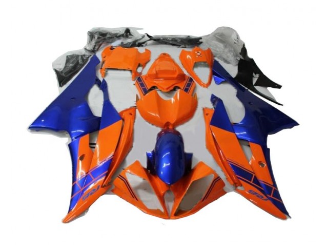 2008-2016 Orange Blue Yamaha YZF R6 Replacement Fairings UK Factory 2008-2016 Orange Blue Yamaha YZF R6 Replacement Fairings UK Factory