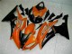 2008-2016 Orange Black Yamaha YZF R6 Motorcycle Fairings Kit UK Factory 2008-2016 Orange Black Yamaha YZF R6 Motorcycle Fairings Kit UK Factory