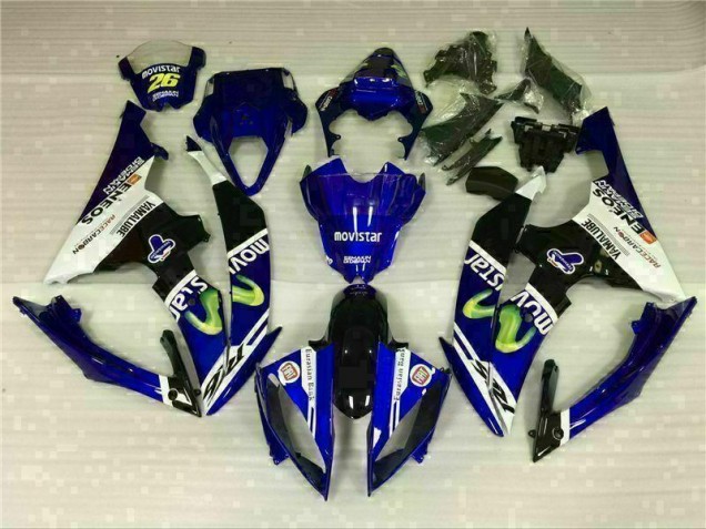 2008-2016 White Blue Yamaha YZF R6 Motor Bike Fairings UK Factory 2008-2016 White Blue Yamaha YZF R6 Motor Bike Fairings UK Factory