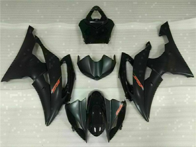 2008-2016 Black Yamaha YZF R6 Motorbike Fairing Kits UK Factory 2008-2016 Black Yamaha YZF R6 Motorbike Fairing Kits UK Factory